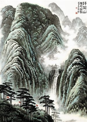 李可染画作《井冈山》今春拍了1.265亿元。（嘉德供图）