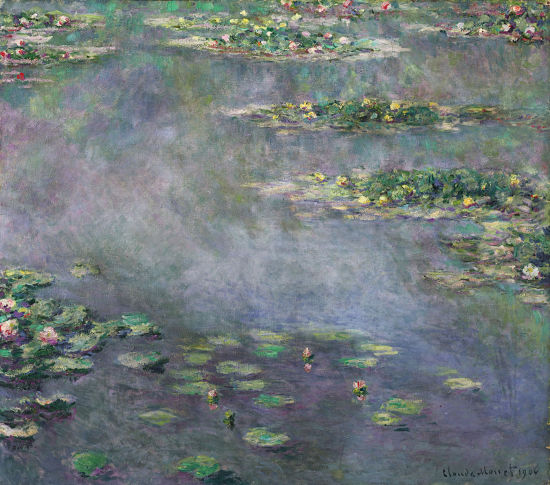 克勞德•莫奈《睡蓮》，1906年作，油彩畫布，88.5 x 100 公分估價：2,000萬至3,000萬英鎊／3,330萬至5,000萬美元