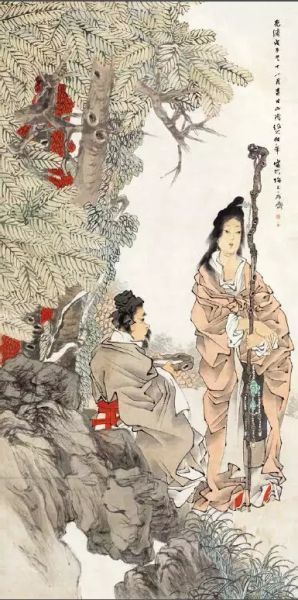 任伯年(1840-1896) 天仙赐福