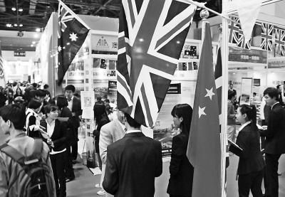 近年来在北京房展会上，海外房产成为市民关注热点。CFP供图