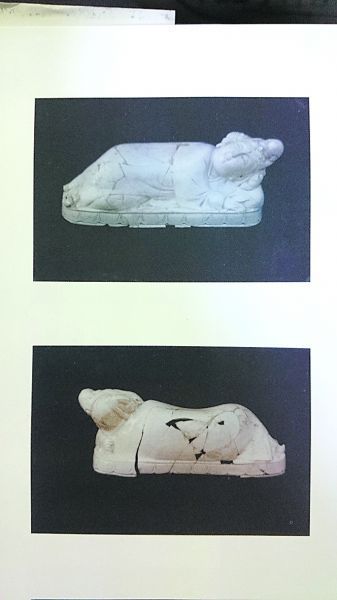 河北曲阳定窑遗址文物保管所藏定窑美人枕。