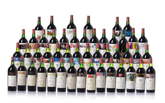 1959至2008年木桐堡（四十八 大瓶估价60万至80万港币）