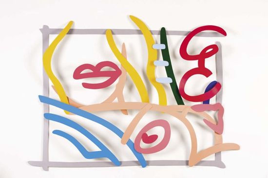 汤姆 ·韦塞尔曼（美国，1931-2004年）作品《卧室裸体涂鸦（3-D）》（珐琅 铝）