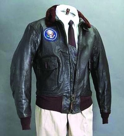 肯尼迪的空軍一號轟炸機的夾克衫