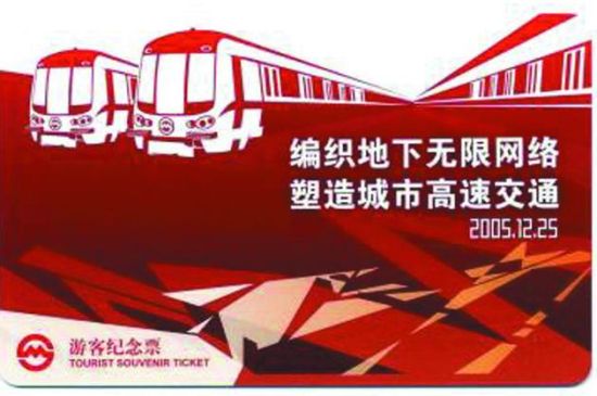 上海地铁一卡通纪念票