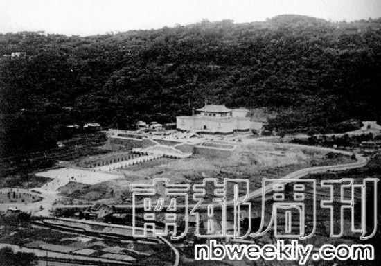 1965年，位于台北外双溪的台北故宫博物院落成，此为当时全景。