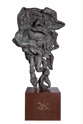 Salvador Dali - Fauno Hombre Cabeza Cuernos 农牧神 人头角 - Sculpture H218×W60×L140cm Base H65×W83×L83cm Bronze 1973 2-8