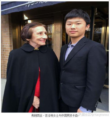 弗朗索瓦斯·吉洛特女士与中国男孩卡森