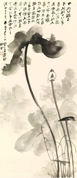 《墨荷》是张心瑞最为喜爱的作品之一。