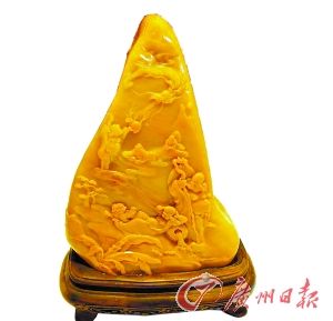 广州市场小型寿山石摆件较多。