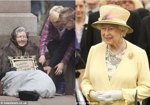不知道真正的英国女王看到这一幕,将作何感想