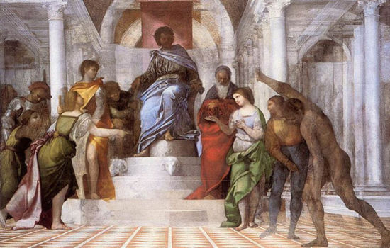 Sebastiano del Piombo, Judgment of Solomon, 1508-1510