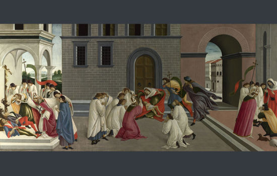 Sandro Botticelli, Three Miracles of Saint Zenobius, about 1500