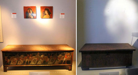 一名保安在周六下午的开放时间发现这3幅15世纪油画消失不见。