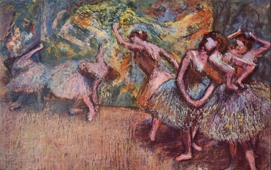 《芭蕾场景》(Ballet Scene)，1907