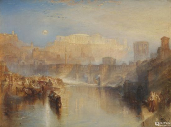 Ancient Rome; Agrippina Landing with the Ashes of Germanicus1839