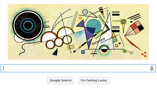 第148个生日：谷歌涂鸦为艺术家康定斯基庆生
