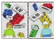 俄羅斯套娃和德姆科沃(Dymkovo)彩繪陶製玩具郵票