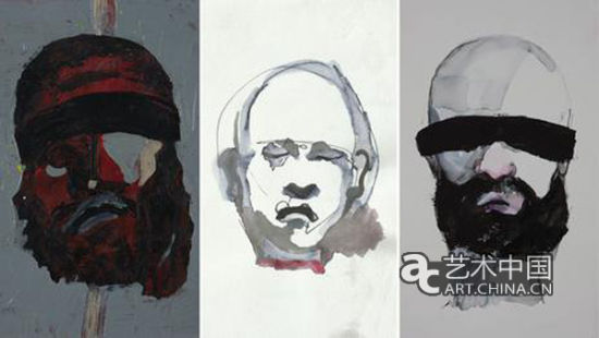 Haider Jabbar最近的水彩作品关注那些 IS 恐怖组织挟持的受害者