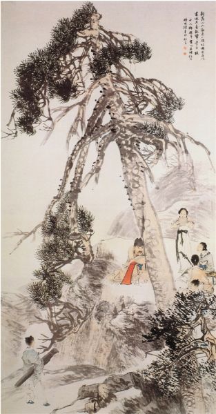 图1 任伯年作品真迹 出版于浙江人民美术出版社1991年版的《任伯年画集》