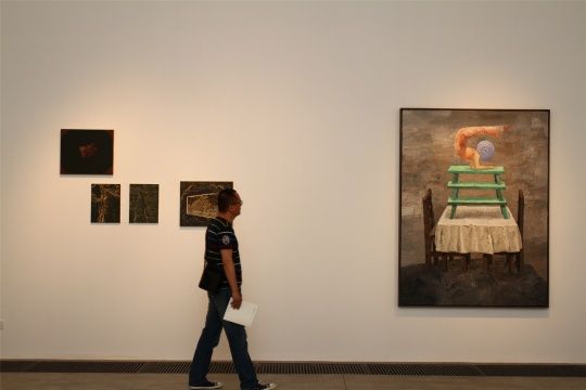 2012年5月12日，“差异的共振――李超与王亚彬作品展”现场 
