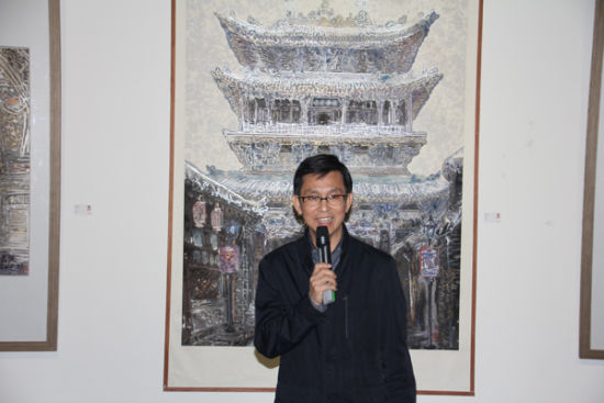 中国美协副主席、著名艺术家何家英 在聂危谷个展上致辞