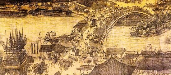 宋张择端《清明上河图》（局部），现藏于北京故宫博物院
