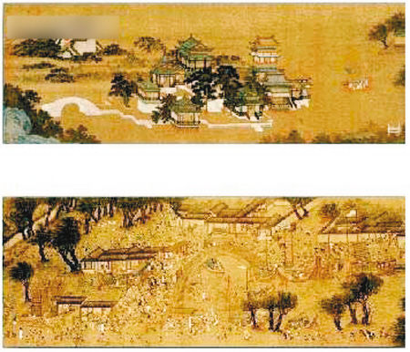 《清明上河图》赝品 （局部）
