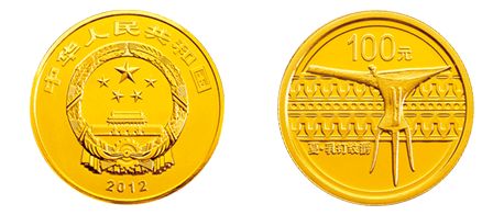 1/4盎司圆形金质纪念币