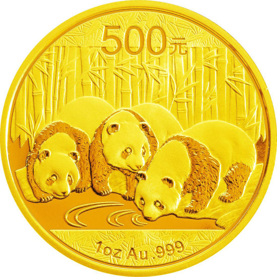 2013年版熊猫1盎司金币