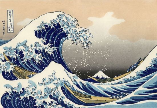 180年前的《神奈川冲浪里》重新解读