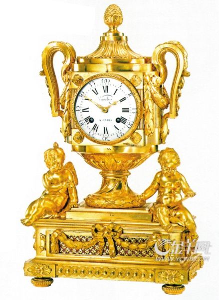 Daniel Vaucher Robert Osmond法国铜镀金奖杯款音乐座钟，成交价103.5万元
