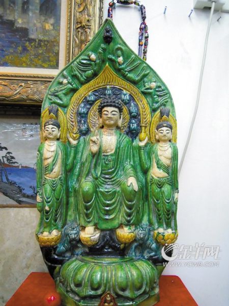 图片版权归原作者所有 老地说,这是宋三彩观音。-图片版权归原作者所有