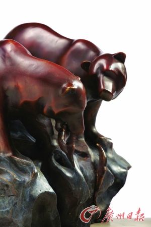 《阿拉斯加七月之三》 雕塑 李蓝迪