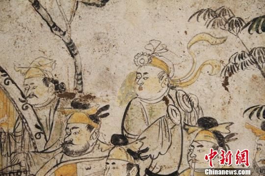 图为唐代壁画。　陕西历史博物馆　摄