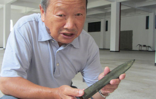 虎纹青铜矛或全国首次发现。图 潇湘晨报通讯员 周小平