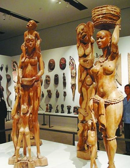 国博馆藏有近4000件“非洲雕刻作品”