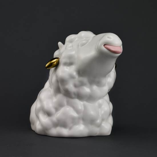羊年生肖设计大赛二等奖 梦幸福 羊 金4