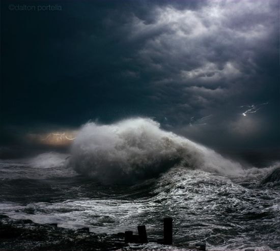 風光攝影：海洋風暴1