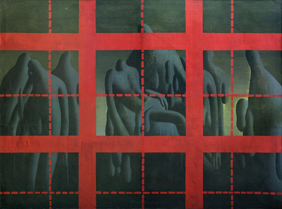 ɫԡżRed-Rationality-Revision-of-the-Idolsͻoil-on-canvas1987
