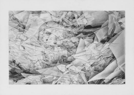 Guo Tianyi 郭天意 – My story 9, 2011, pencil on paper, 37x28cm. 郭天意 － 我的故事之九, 2011, 纸上铅笔, 37x28cm 