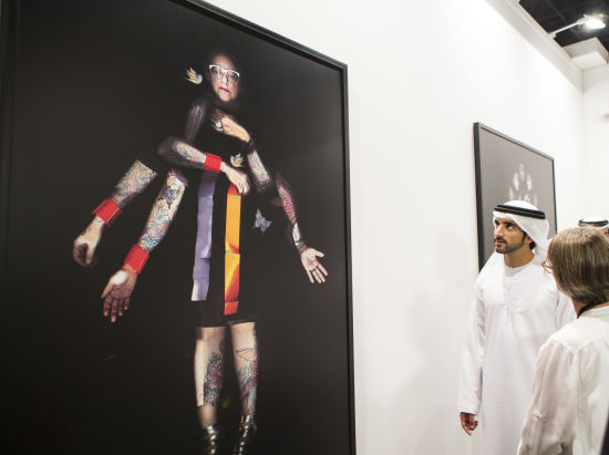 HH Sheikh Hamdan Bin Mohammed Bin R, Art Dubai 2014 Opening