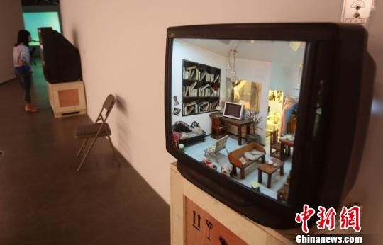 一场名为《复调——中国艺术生态调查》的艺术展在南艺美术馆展出，另类的视角让参观者驻足　泱波　摄