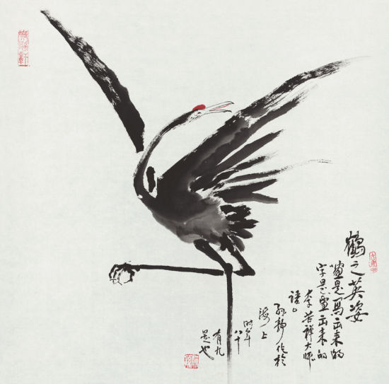 鹤寿松龄：孙静国画作品展将在上海举办|中国画|天津美术网-天津美术界